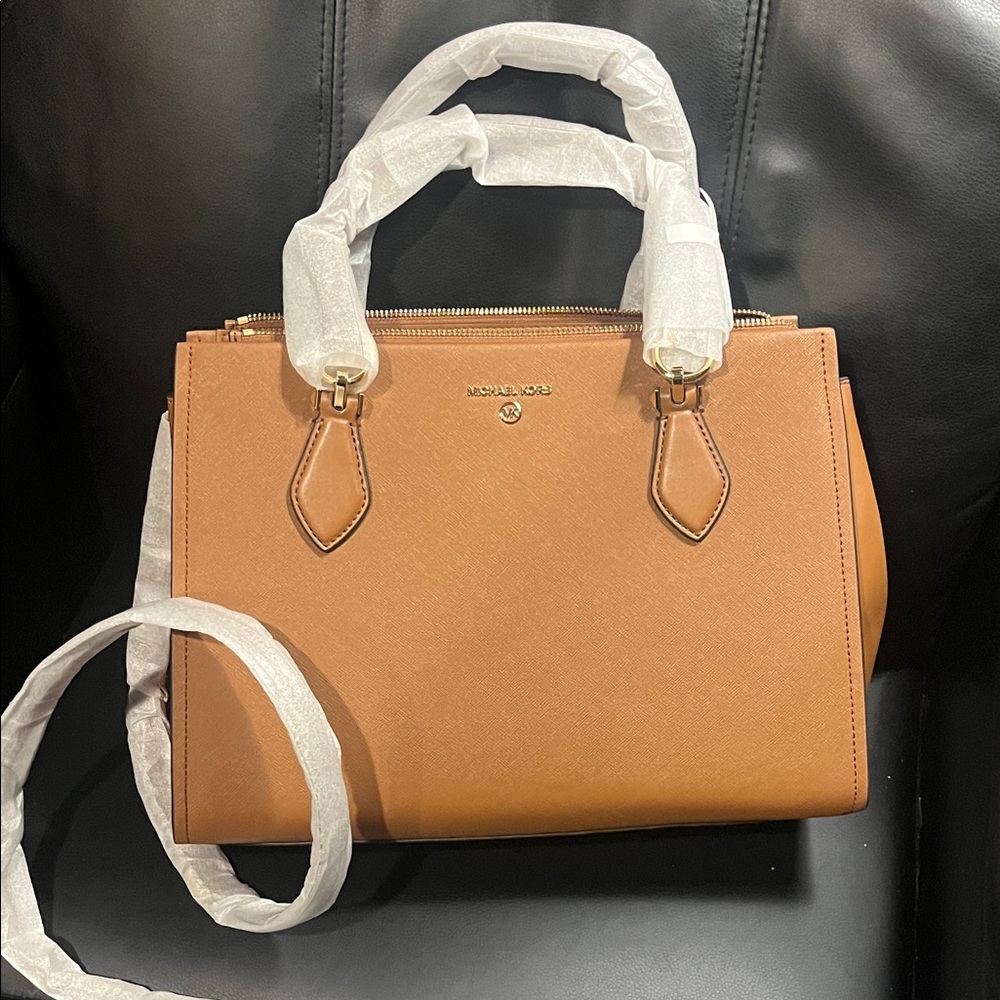 Michael Kors Caramel Brown Satchel